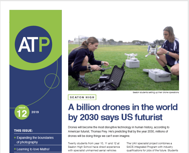ATP newsletter half cover snip